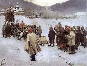 Hutsul Funeral Teodor Axentowicz